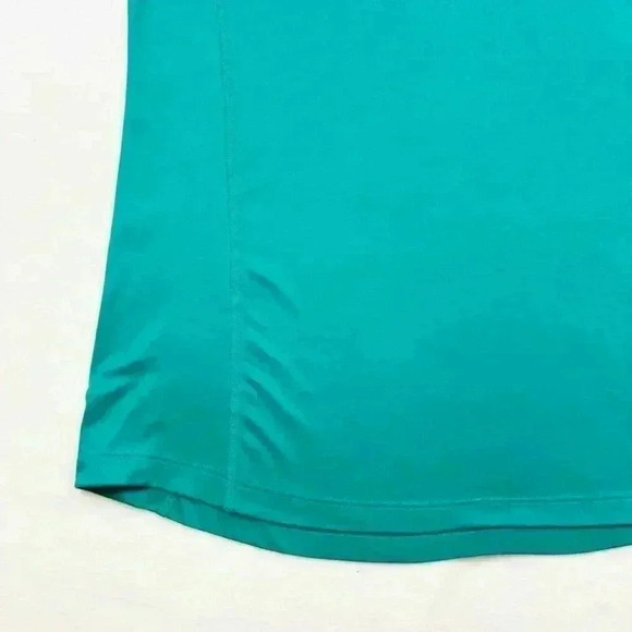 Nike Running Dr-Fit Teal Scoop Razor Back Athletic Lightweight Tank Top Size L - Picture 3 of 15